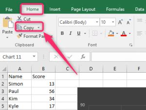 Image result for Copy and Paste Chart Format Excel