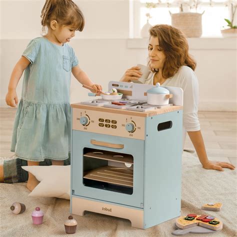 ROBUD Wooden Kids Oven, Realistic Wooden Play India | Ubuy