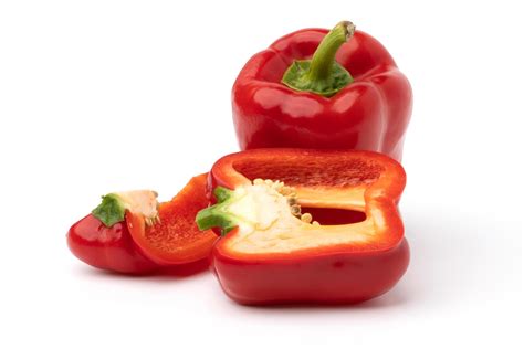 red sweet bell pepper isolate on white backgroud 22171630 Stock Photo ...