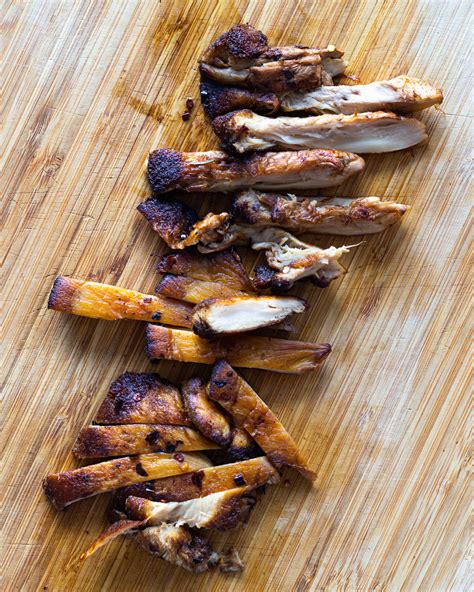Lion's Mane Mushroom Steaks with Balsamic Pan Sauce - Justine Doiron