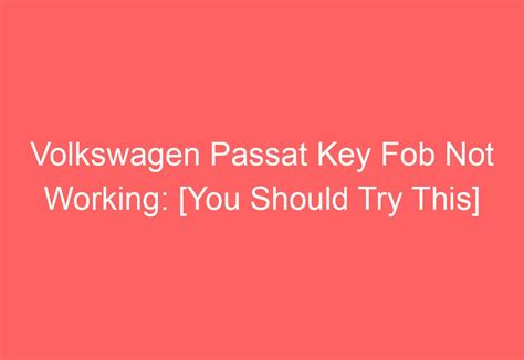 Image result for How to Reprogram Key FOB Passat 2012