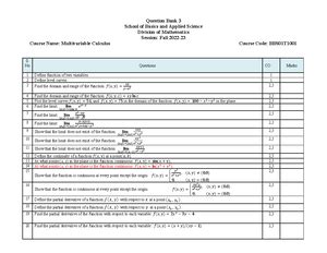 Taylor series - helpful - Multi Variable Calculus - Studocu