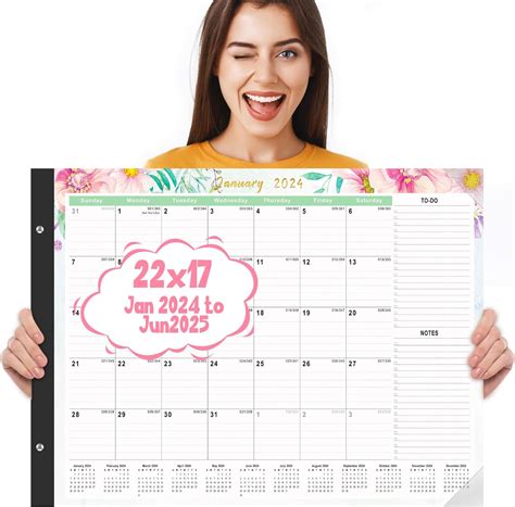 Amazon.com : House of Doolittle Monthly Seasonal Desk Pad Calendar ...