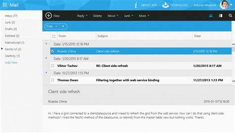 Image result for jQuery Web Mail Client