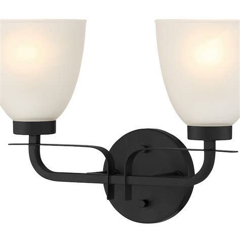 Minka Lavery Kaitlen 15.25-in 2-Light Matte Black Led, Transitional ...