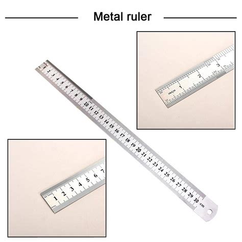 INTVN Architectural Scale Ruler Set (Imperial) 12" Stainless Steel Rule ...