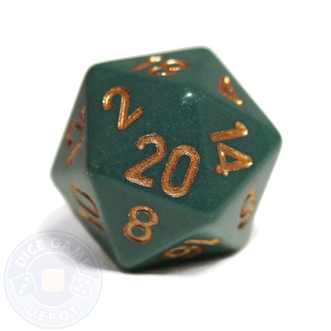 Dusty Green 20-sided Dice for Sale (d20) | Dice Game Depot