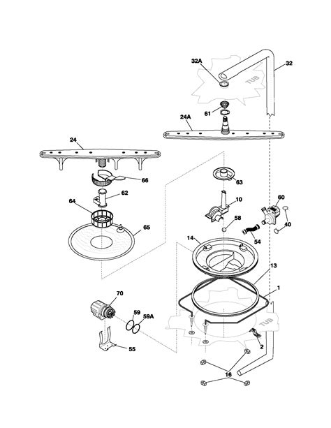 Frigidaire Professional Dishwasher Parts Diagram at Terry Prater blog