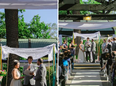 Colorful DIY Jewish Wedding at Grace E. Simons Lodge - Emily + Jeremy ...