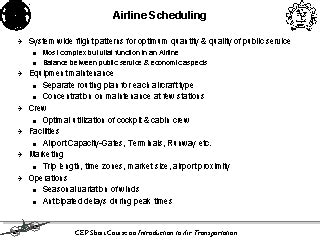 Airline Scheduling