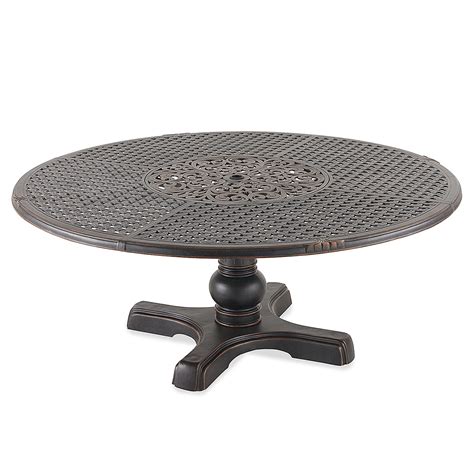 Black 72 Round Dining Table
