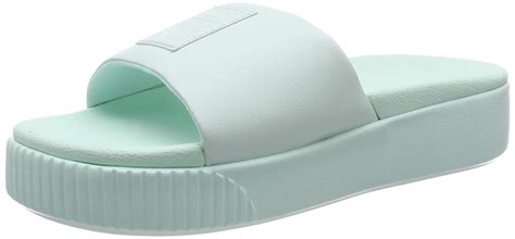 Buy Puma Women Platform Slide WNS Fair Aqua Sliders-4 UK (37 EU) (5 US ...