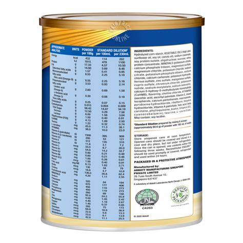 Glucerna 1.2 Nutrition Information - Nutrition Information