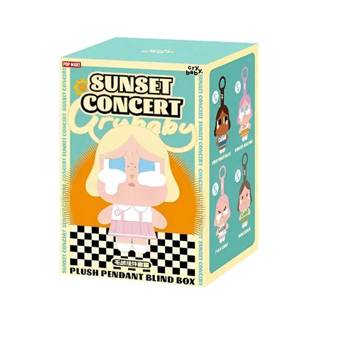 Pop Mart CryBaby Sunset Concert Series Plush Pendant Blind Box – Kicks ...