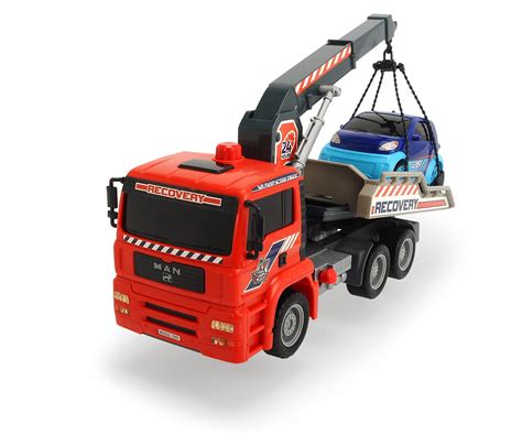 Buy Dickie Toys 12" Air Pump Action Tow Truck with Crane Vehicle Online ...
