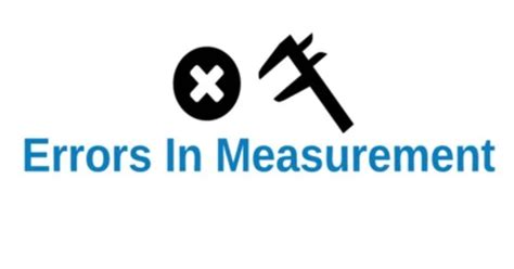 Types of Measurement Errors 的图像结果