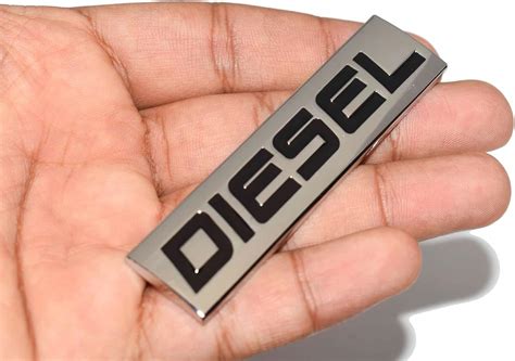 Incognito Diesel Sticker for Car Fuel Tank, Metal (Silver) : Amazon.in ...