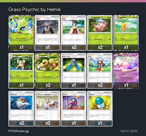 Grass Psychic by Helnik - Pokémon TCG Pocket