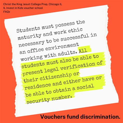 Vouchers fund discrimination - Illinois Families for Public Schools