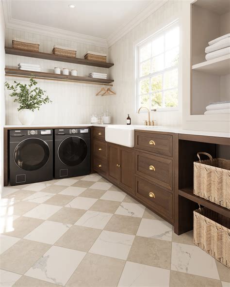 Leona 12x12 Checkerboard Matte Porcelain Tile in Calacatta and Marfil ...