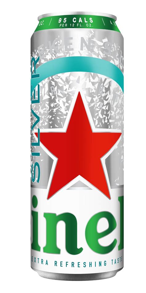 Heineken Silver Lager Beer, Single 24 fl oz Can, 4% Alcohol by Volume ...
