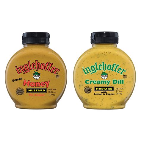 Amazon.com : Inglehoffer Creamy Dill Mustard 9.75 Oz and Inglehoffer ...