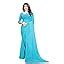 Buy KANHA Women's Pure Georgette Saree With Unstiched Blouse Piece ...