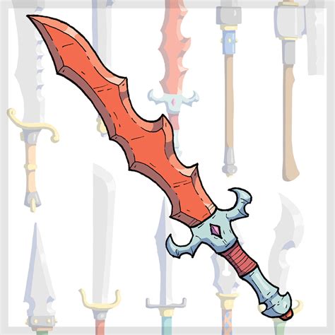 Hayden Stutz - Exotic Adventure Weapons Set, Weapon Doodles