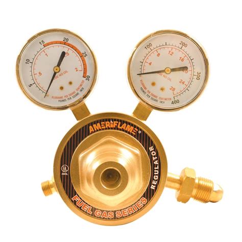 Ameriflame Ultra Heavy Duty Acet. Regulator, CGA510 R460-510 | Zoro