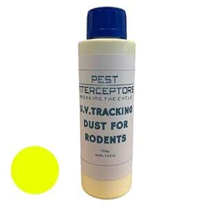 Pest Interceptors U.V Fluorescent Tracking Dust For Rodents 100g Non ...