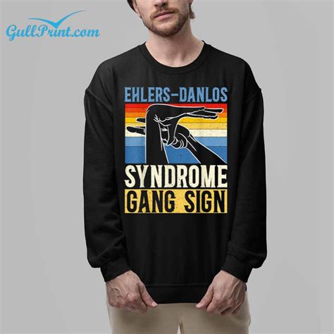 Ehlers-Danlos Syndrome Gang Sign Hand Shirt - gullprint.com