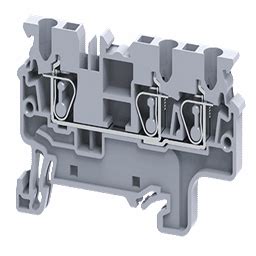 CX2.5/3 : 2.5 sq.mm Spring Clamp Feed Through Compact Terminal Blocks