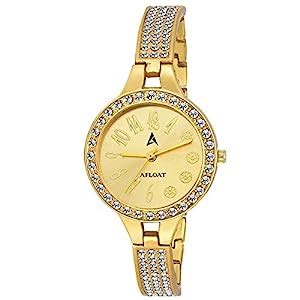 AFLOAT AF222 Stylish-Crystal Studded Bracelet Series-Trendy Watch - for ...