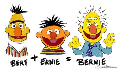 bert and ernie equals bernie - MyConfinedSpace