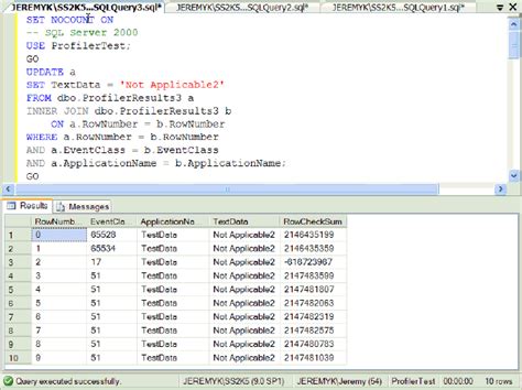Using Checksum SQL Server 的图像结果