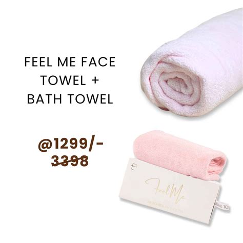 Combo of Feel Me Face Towel & Bath Towel – Personal Touch Skincare