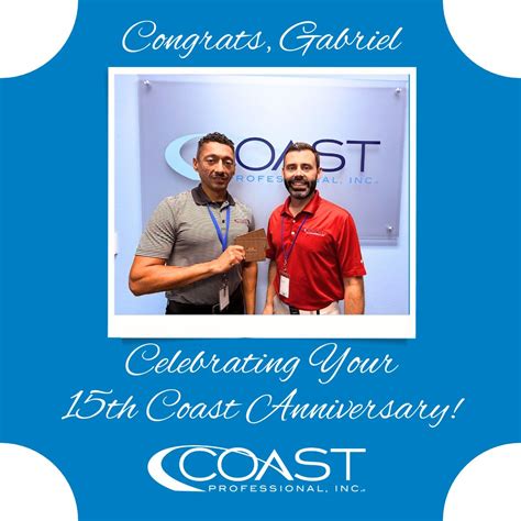 Coast Professional, Inc. on LinkedIn: #teamcoastpro #coastanniversary