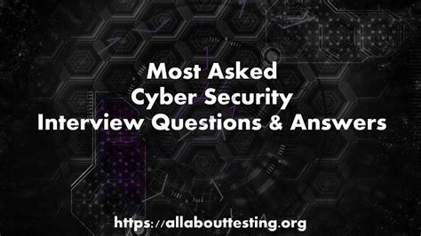 Image result for Security Testing Interview Question