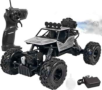 Toyshine 1:16 Scale 27MHZ Rock Crawler Monster RC Truck with Booster ...