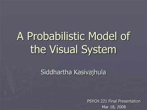 Probabilistic System 的图像结果