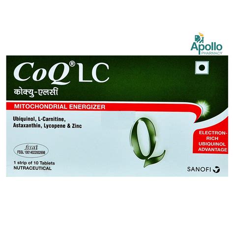 CoQ LC Tablet | Uses, Side Effects, Price | Apollo Pharmacy