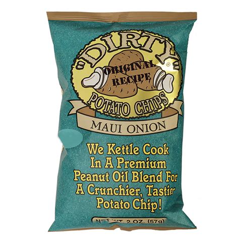 Dirty Potato Chips Sweet Maui Onion, 2-ounce Bags (Case of 25 ...