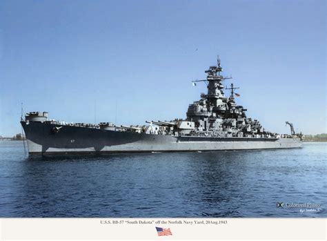Uss Battleship Uss South Dakota USS South Dakota (BB 57) Wikipedia