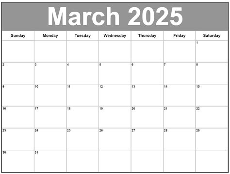 Printable March 2025 Calendar Picture – Free download and print for you.