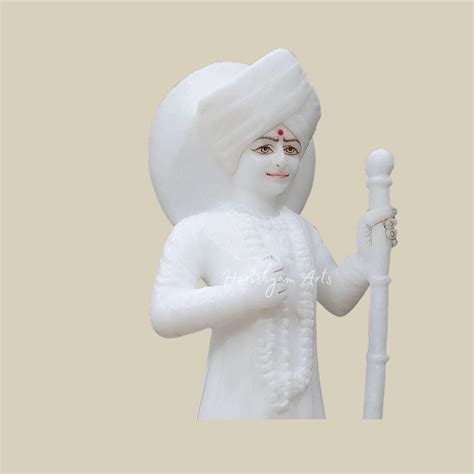12" Marble Jalaram Bapa Idol