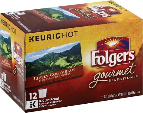 Amazon.com: Folgers Colombian Decaf Medium Roast Coffee, 72 Keurig K ...