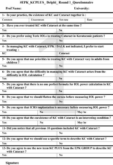 Delphi Method Questionnaire Sample 的图像结果