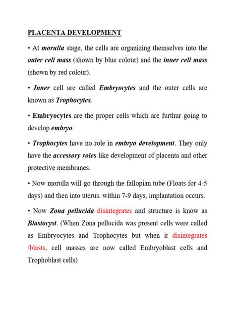 Placenta Development Notes Anatomy 的图像结果