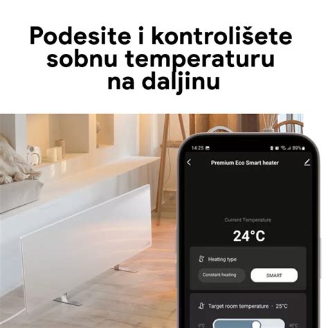 Aeno premium smart eko radijator AGH0001S beli - Mob-Shop