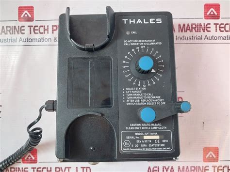 Thales Spt 9110A Sound Powered Phone – Aeliya Marine Tech